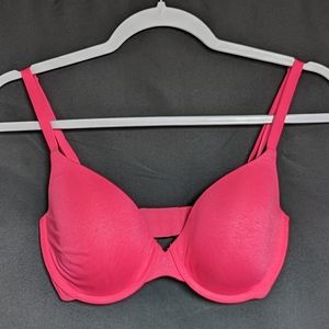 Barbie Hot Pink Victoria’s Secret Uplift Semi Demi Bra 32DD Like New condition!
